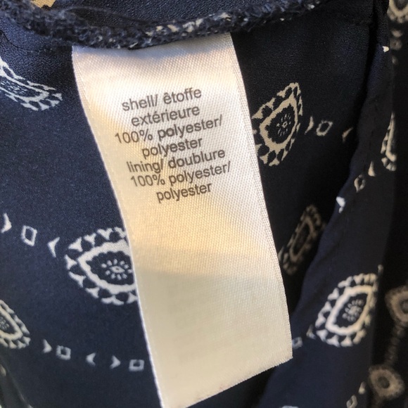 Maurices Size 1 Cross Front Roll Tab Blouse - Picture 6 of 6